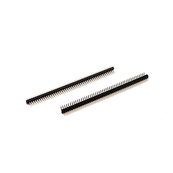 1.27mm Pitch Male Pin Header Connectors Right Angle For Electrical PCB Circuit Board