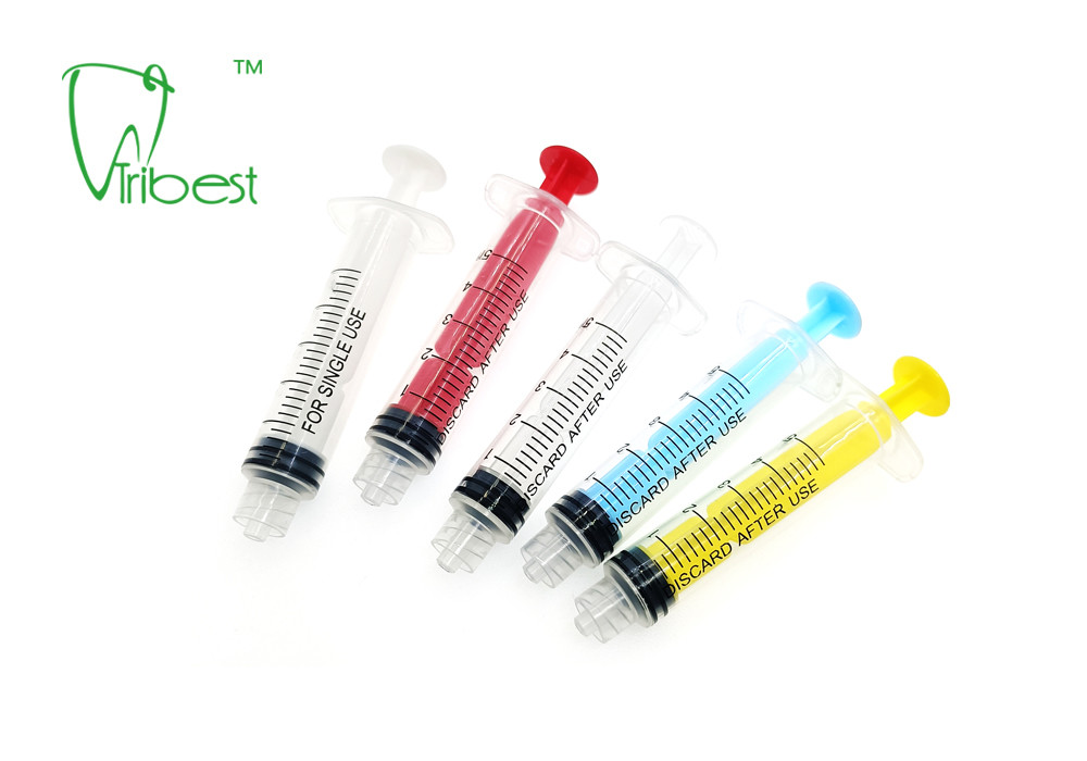 Medical Self Aspirating Disposable Colorful Dental Syringe 5ml