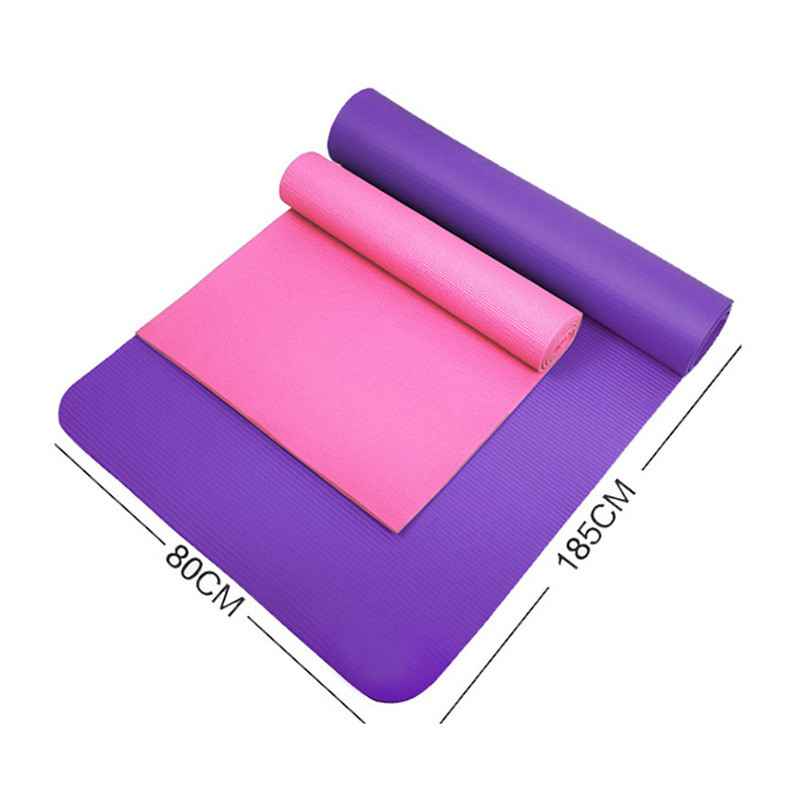 TPE New Non Slip Rubber 4mm Printing Thick Non Slip Exercise Mat Sweat Resistant