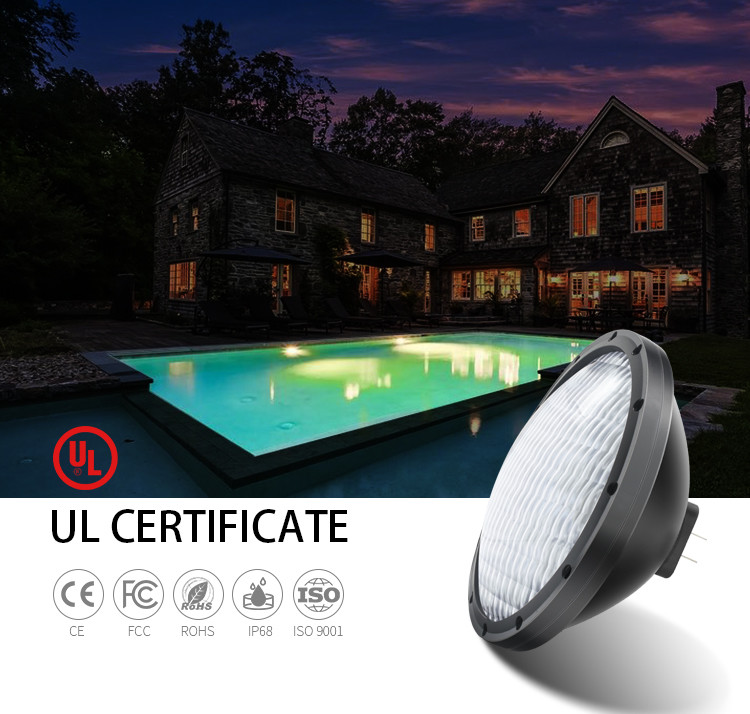 Aluminum material 21W AC 100-240V white color GX16D base PAR56 LED pool light