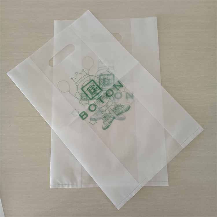 Transparent Handle Bag Hdpe Plastic Bag Die Cut Polybag ODM/OEM Printed Shopping Bags