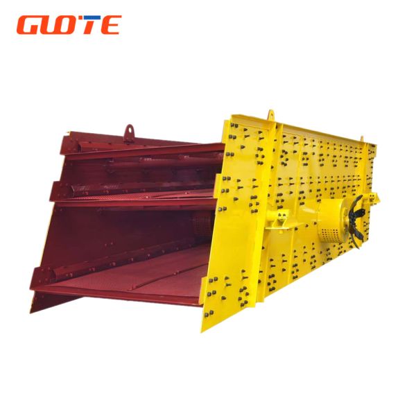 Vibrating Dry Salt Screening Machine with Linear Vibratory Screen and Vibration Motor