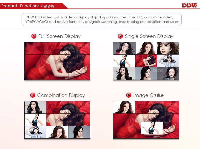 55 inch samsung did lcd video wall 5.3mm lcd video wall display