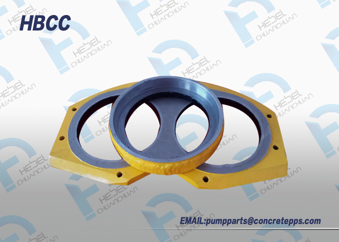 Tungsten carbide plate Putzmeister concrete pump spare parts wear plate/ spectacle plate/ glass plate