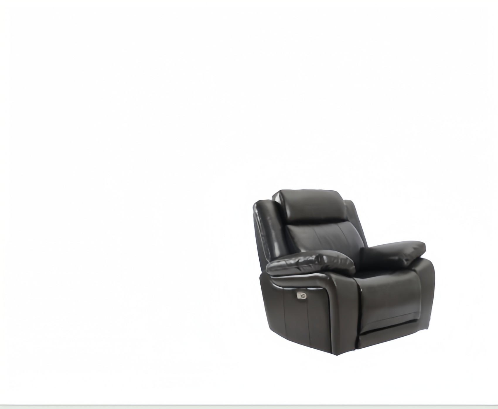 Single Seater American Style Sofas Reclinable Reclyner Electric Massage Leather Sofa