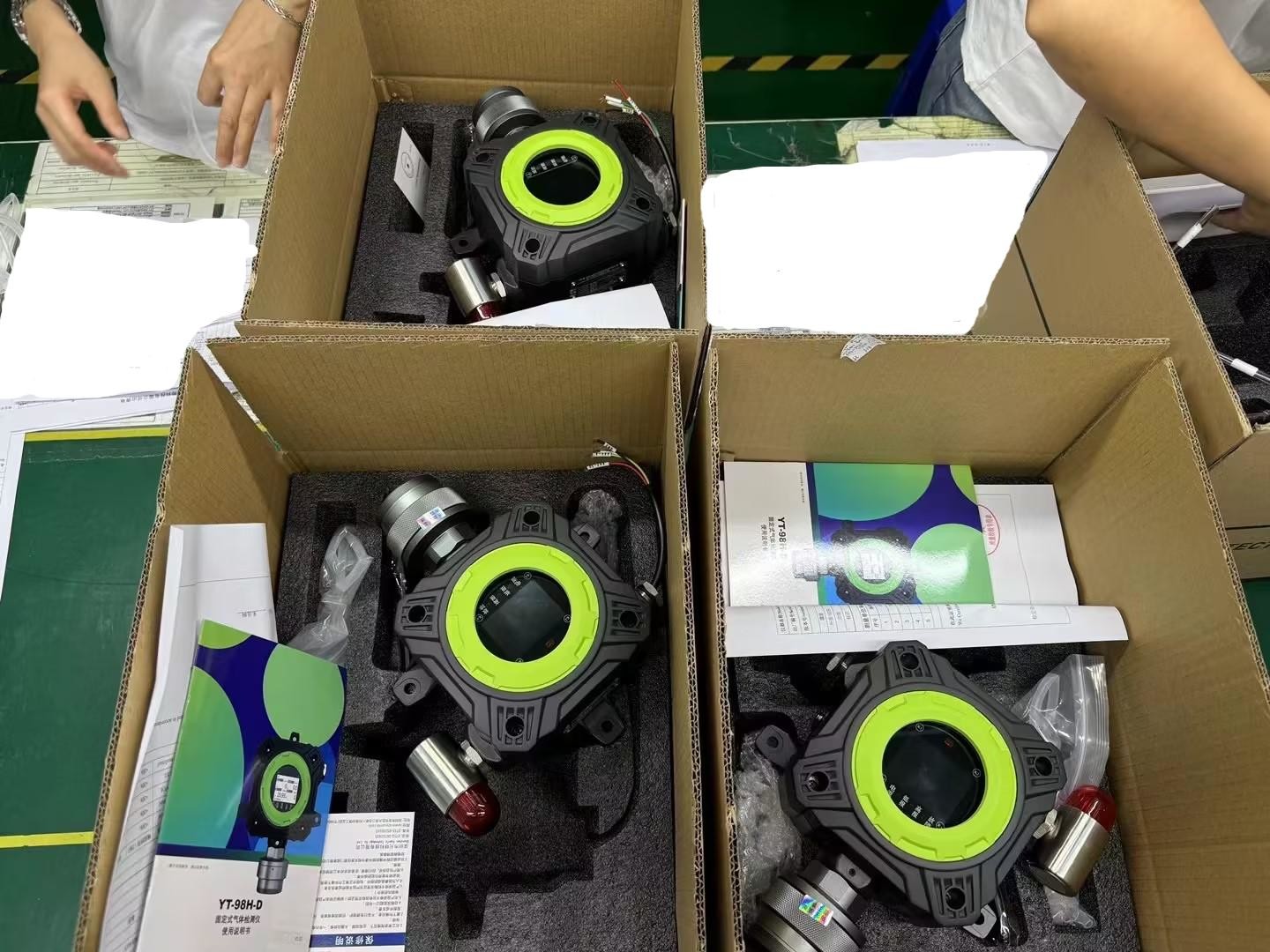 High Accuracy Methane Gas Leakage Probe Fixed Detector For Factories , 4-20mA RS485 Modbus Industrial Flammable Gas Detector