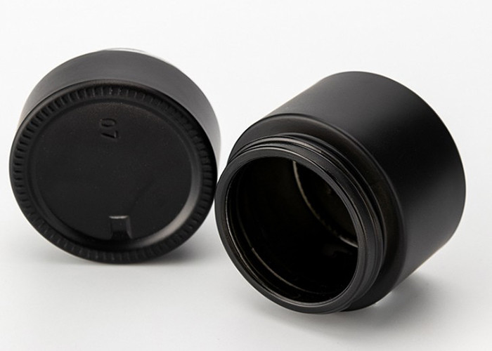 5g 7g Cosmetic Glass Jar With Crc Compression Rotation Cap