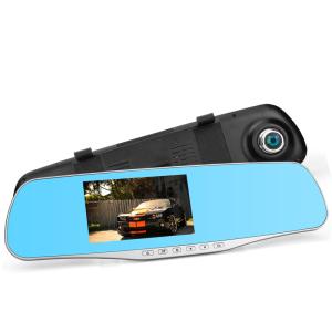 4.3" TFT LCD Screen 2 in 1 Parking Sensor DVR Mirror Colorfully display the
