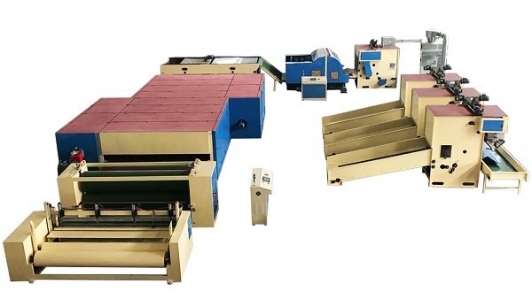 Paper Clothing Quilt Jacket PET Wadding Production Line Unit