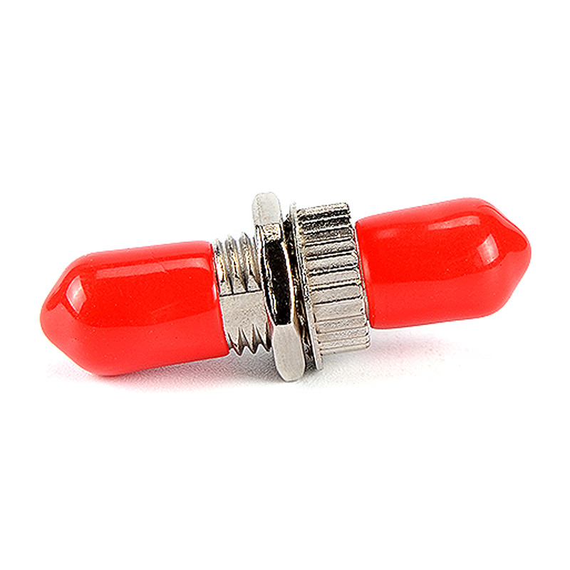 Round Type ST Simplex Singlemode Fiber Optic Adapter