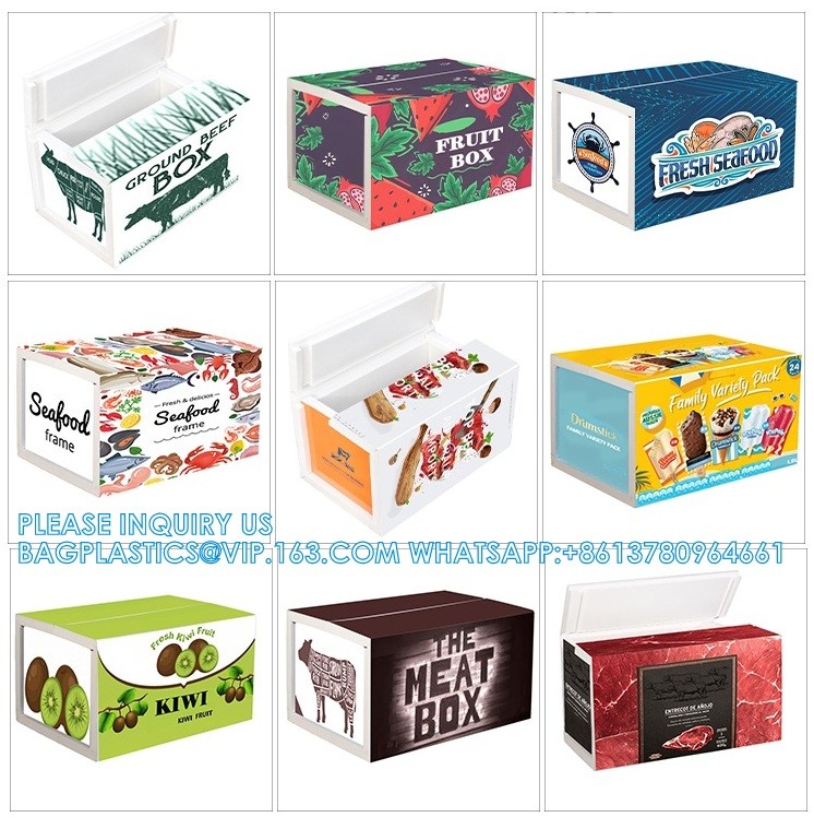 Wholesale Styrofoam Cooler Box For Shipping Perishables Products Insulated Shipping Cooler case carton boxes