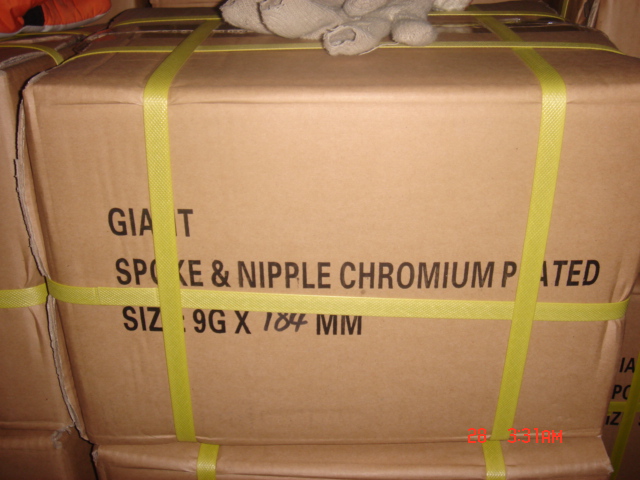 Zinc Plated Motorcycle Spokes and Nipples