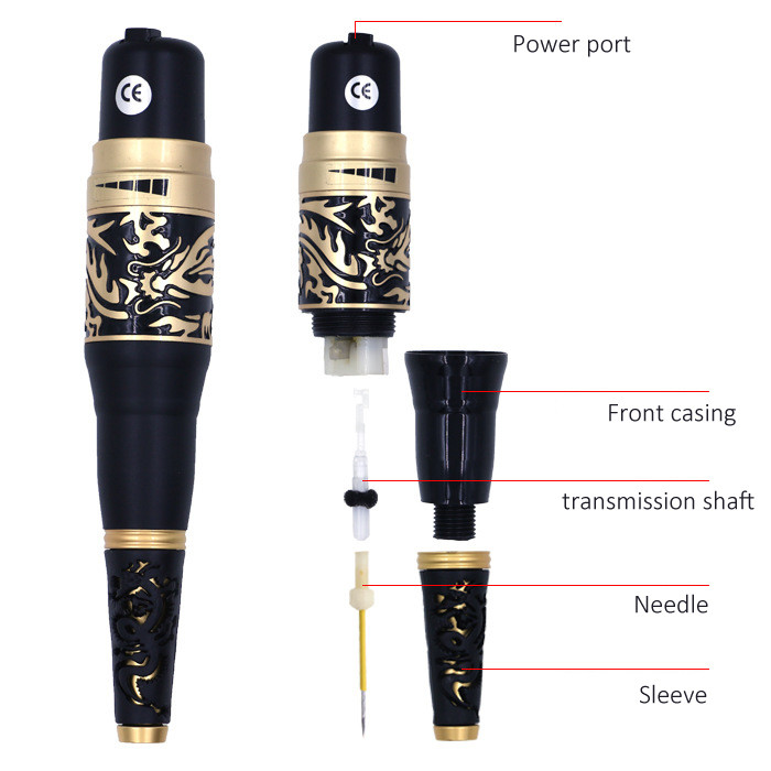 Hand Held Taiwan Dragon Permanent Makeup Machine Pen AC5V 0.3A 1.35W