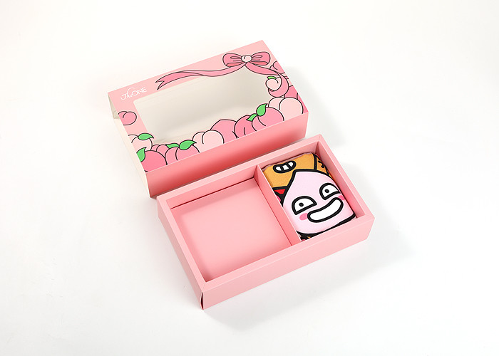 Luxury Apparel Packaging Box Full Color CDR Cardboard Printed For Baby Shirt