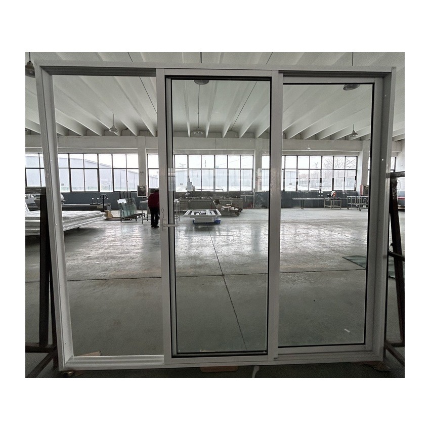 Hurricane Impact Aluminum Sliding Door For Balcony Big Tempered Glass Sliding Door
