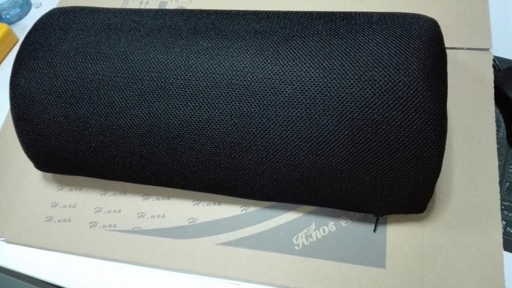 Half Cylinder Memory Foam Cushion , Black Foam Foot Rest Cushion For Office / Home