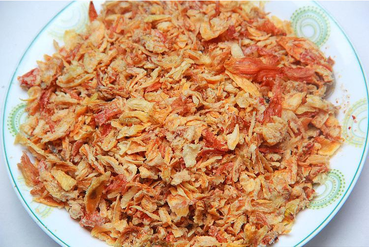 Healthy 30*30mm Crunchy Fried Onions For Steak