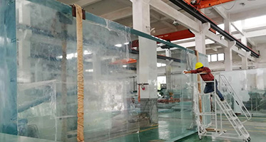 Outdoor Prefab Pool Large Transparent Acrylic Glass Swimming Pool for Underground Spaces