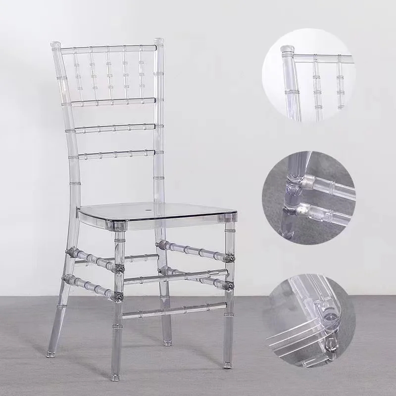 Transparent Resin Phoenix Chair Clear Plastic Hotel Acrylic Wedding Chair