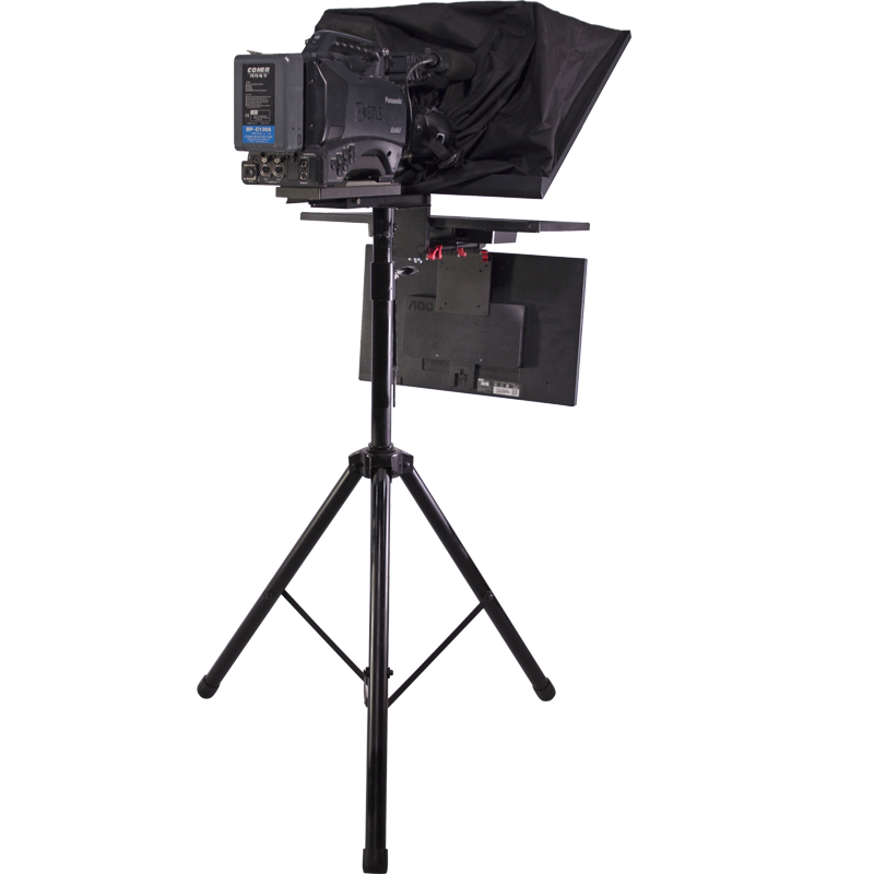 22 Inch Dual Screen Studio Teleprompter for Live Sports Indoor or Outdoor Application
