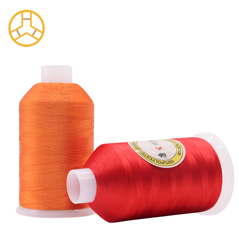 600 Colors Option 100% Polyester 120d 2 10000m Embroidery Thread for Hand Knitting