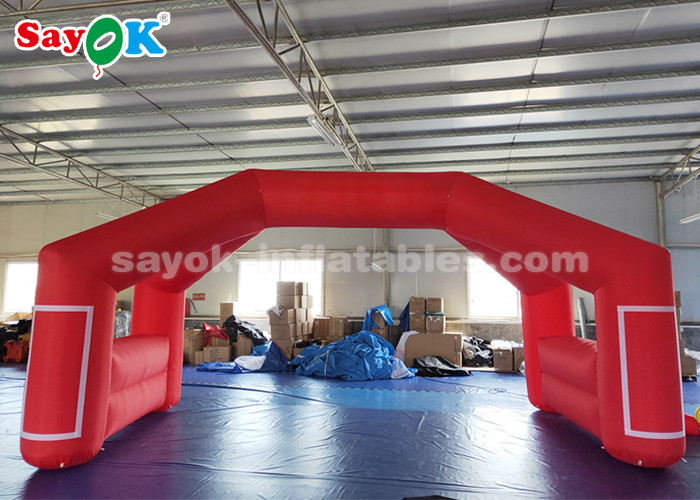Inflatable Arches Oxford Cloth 6*3*3m Red Inflatable Arch For Advertising Event Red Color