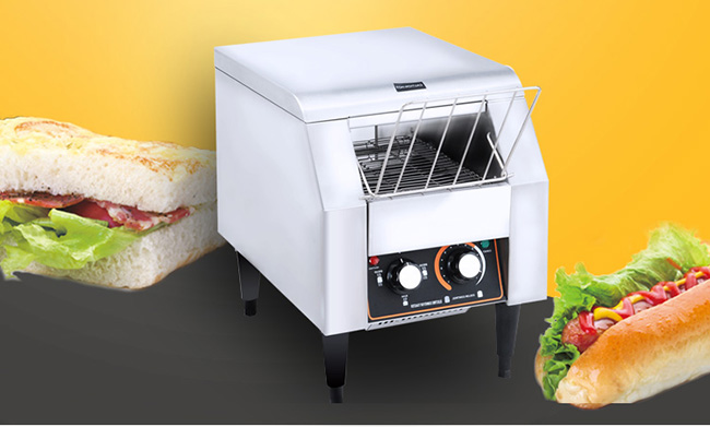 Time And Temperature Control Bakery Processing Equipment / Bread Toaster Machine