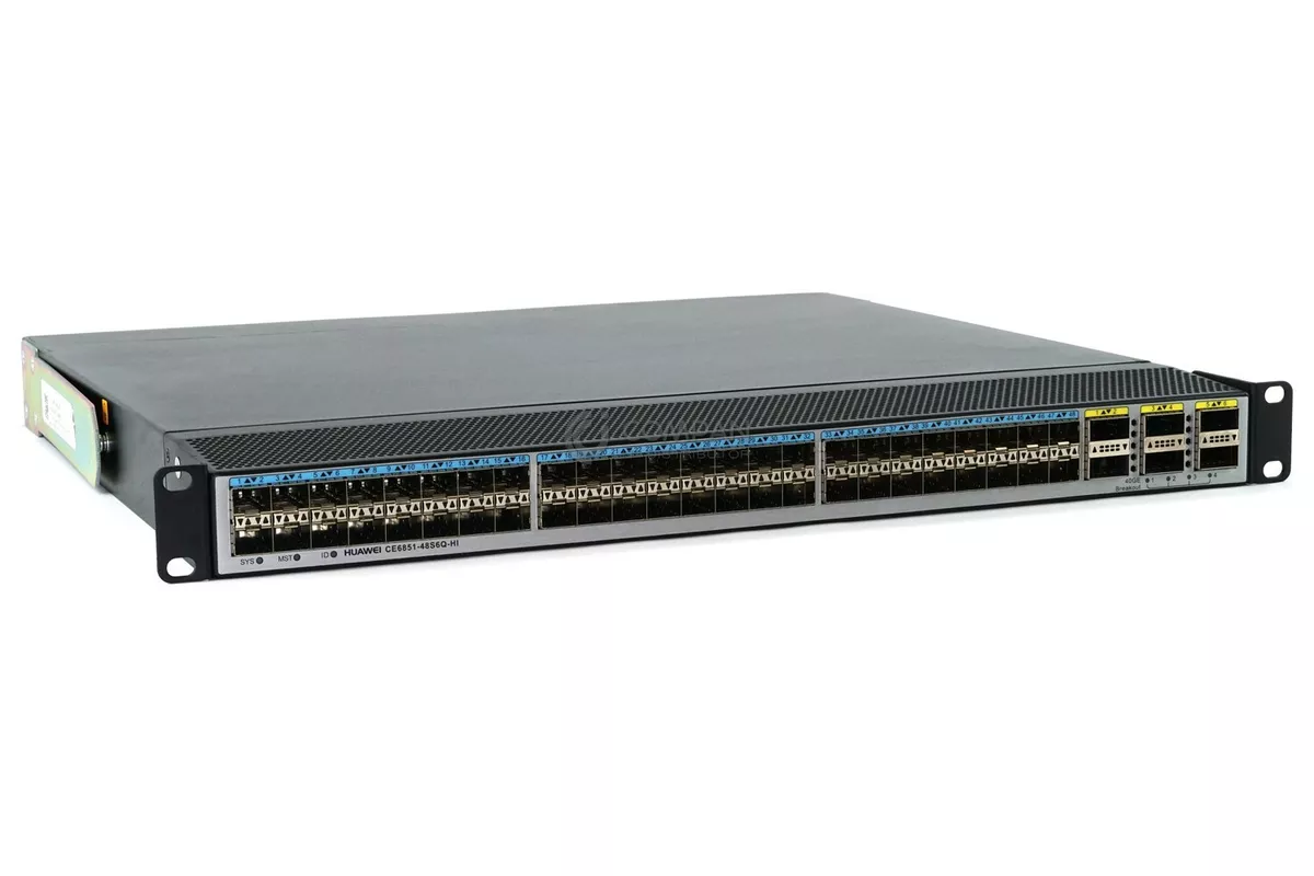 CE6851-48S6Q-HI 48-Port Optical Switch 48*10G and 6*40G SFP Ports for Full-Duplex Half-Duplex Communication in CE6800 Series