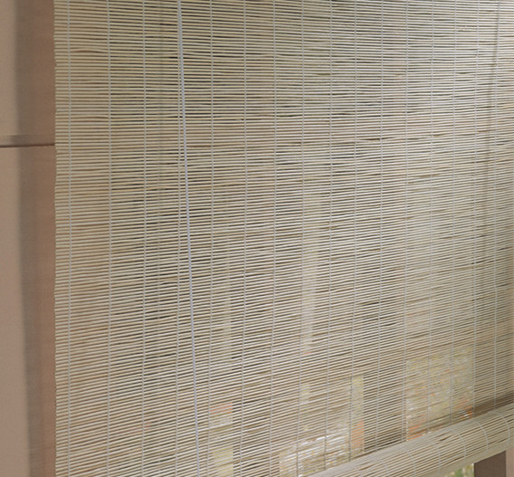 Multi Color Bamboo Window Shades Environmental Friendly Moth Proof