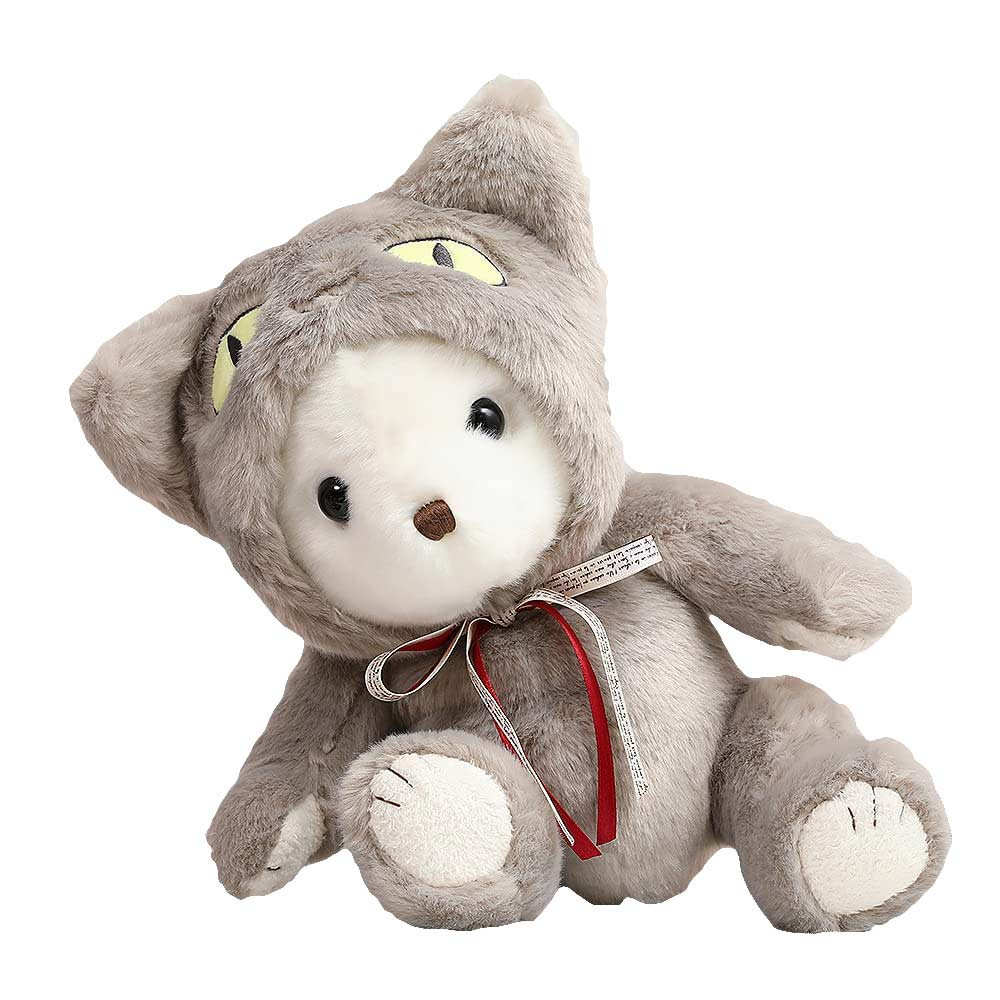 ISO9001 Polypropylene Cotton Filling Cute Cat Stuffed Toy