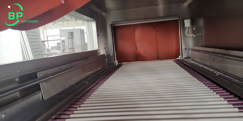 Automatic Pof Film Shrink Tunnel Thermal For Paper Cup Shrink Tunnel With Window