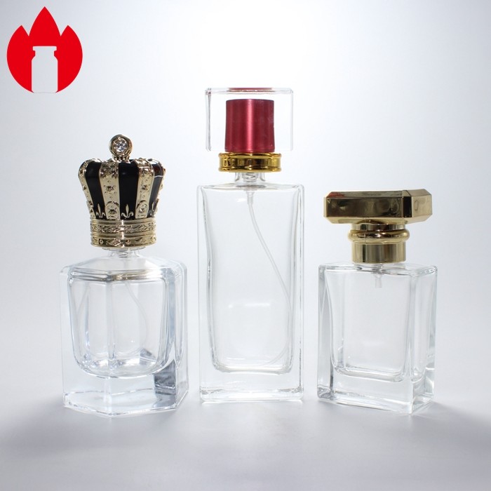 Customized Cosmetic Perfume Glass Bottle Vial with Pump Sprayer