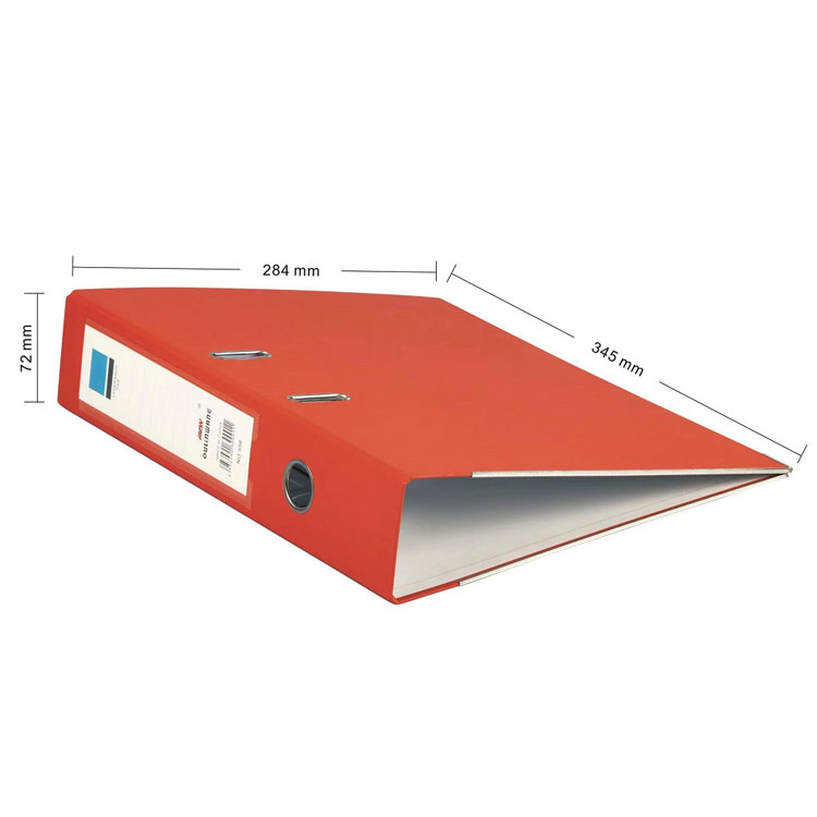 Colorful Cardboard Quick Folder With Back Width Of 72mm Keep Office Organized