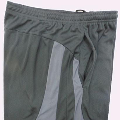S To XL Adjustable Elastic Waist Gray Jogger Shorts For Soccer