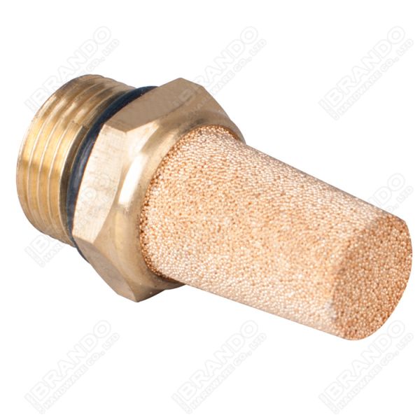 Brass Adjustable Pneumatic Air Silencer Muffler 1/8'' 1/4'' 3/8'' 1/2''