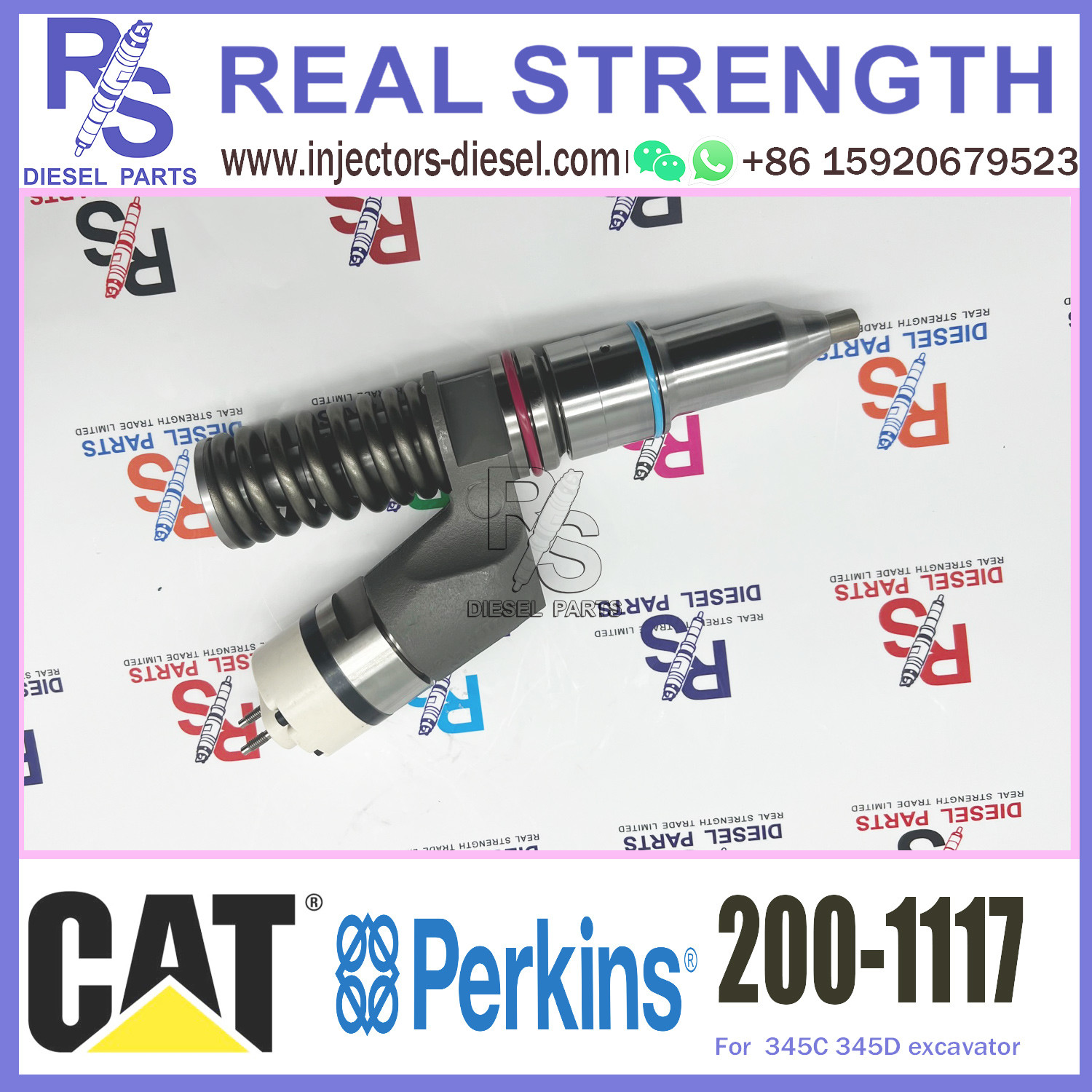 C15 Diesel Injector Assembly Injector 200-1117 253-0615 176-1144 191-3005 211-3028