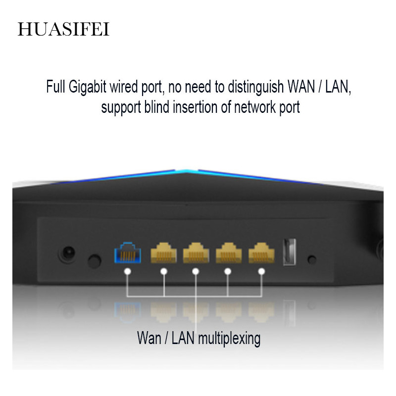 802.11ax 5G Wifi 6 Router Gigabit Port 12V DC Wireless 5g Router 1800Mbps