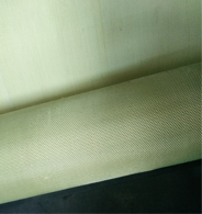 Yellow Kevlar Fire Resistant Fabric Anti Cut 1414 Aramid Woven Cloth For Car
