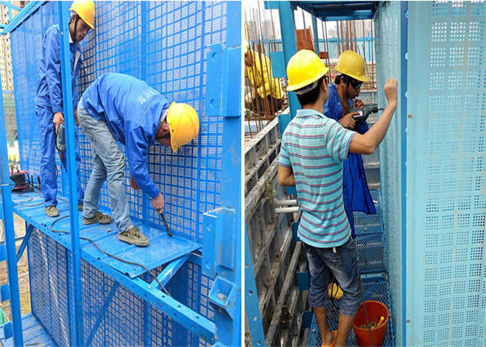 Protective Circular Hole Safety Screens Construction Dust Proof ISO9001