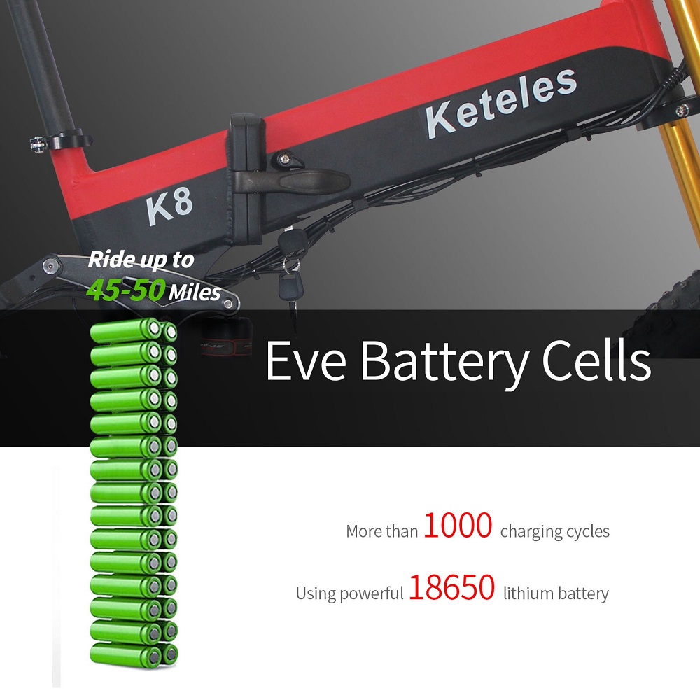 High Quality 26x4.0 inch Fat Tire Folding E-Bike 1000W Motor 13AH Lithium Battery 21-Speed Electric Bike Drop Shipping Available
