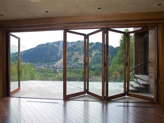 Energy Saving Multiple Aluminum Folding Doors,Toughened glass interior aluminium bifold door with german hardware