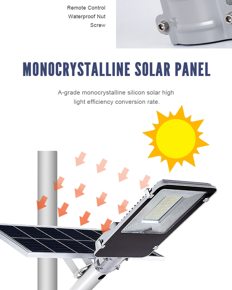 Integrated garden led street light