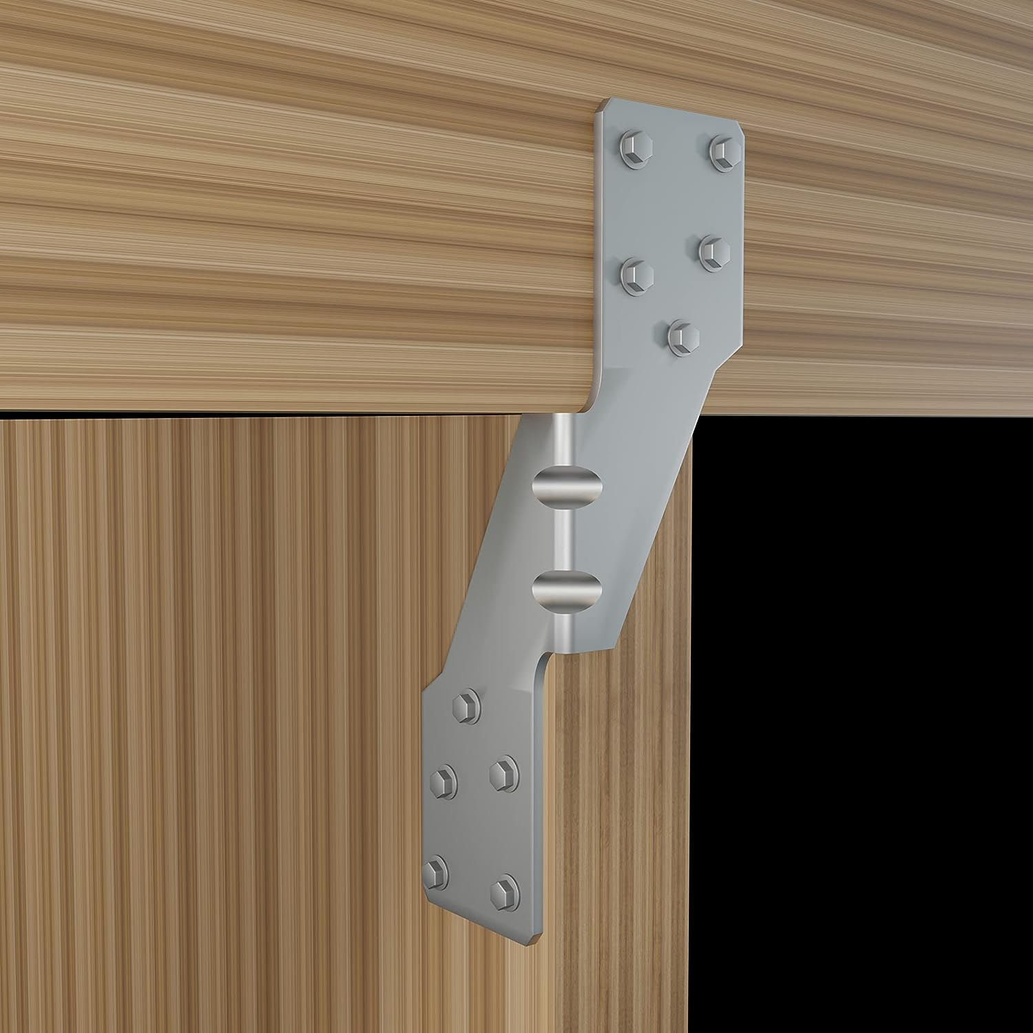 1-2mm Galvanized Steel Hurricane Straps Strong Ties for Heavy Duty Rafter Connections