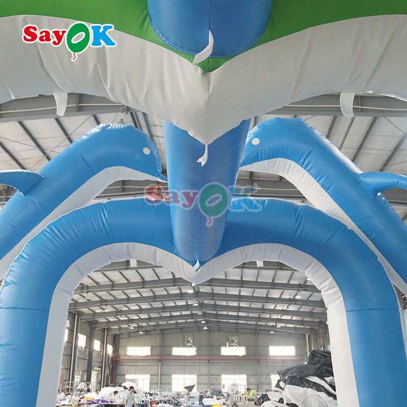 Commercial Summer Water Slide Inflatable Kids Slip And Waterslide With Pool For Custom