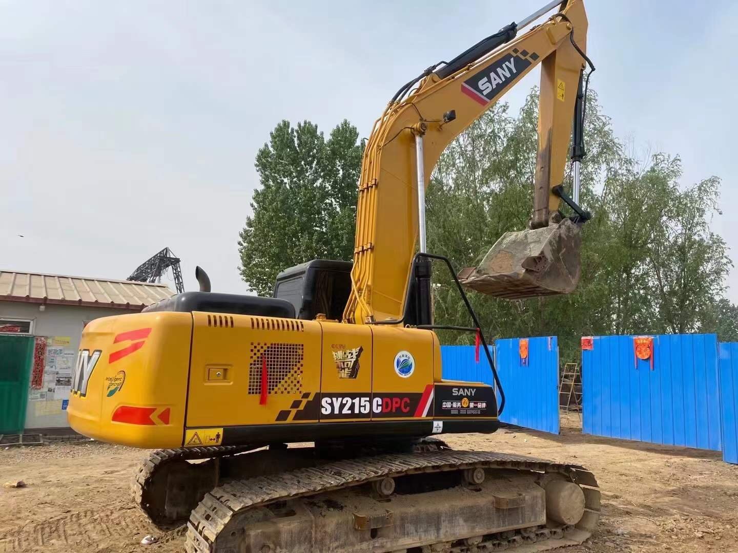 Sany Used Sy215c 20t 21t Hydraulic Crawler Excavator Building Diggers Mining Construction