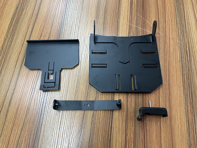Copper SS Sheet Metal Fabrication Custom Black Powder Coated Rack Drummy Cover Mounting Bracket