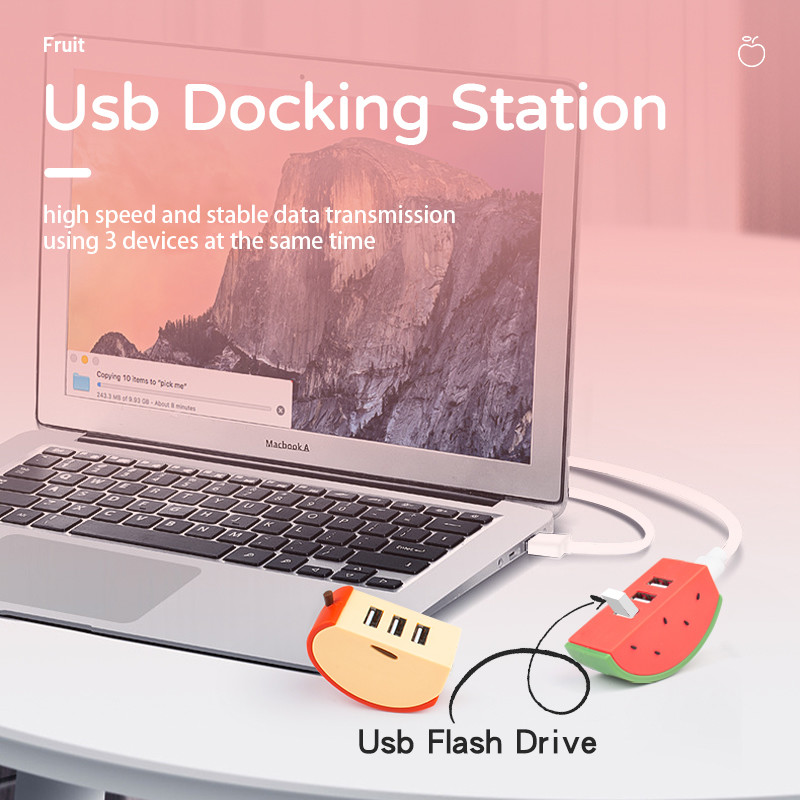 5Gbps Adapter Laptop Usb Port Expander Usbc Hub For Home Data Transmission