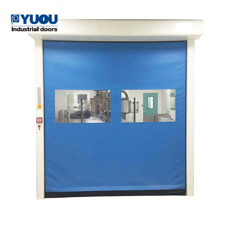 Servo Motor And Controller PVC Fabric Zipper Doors Rapid Self Repairing