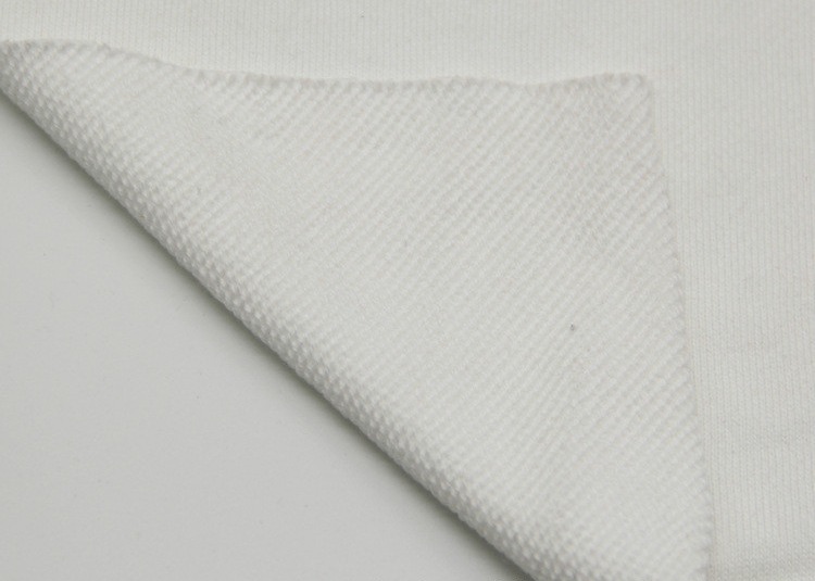 stock 32s hoodie fabric CVC fish scale stretch knitted small wool ring fabric leisure sports suit fabric