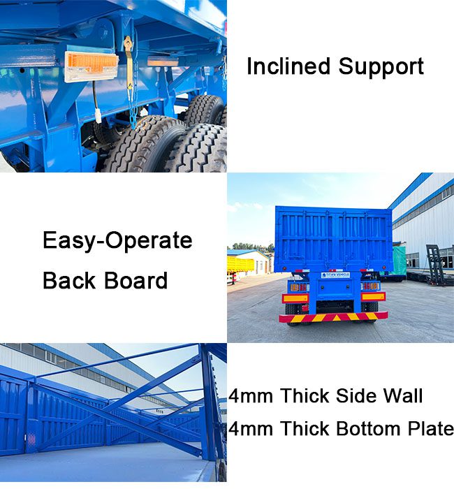 TITAN 3 Axle 33CBM Side Dump Trailers for Sale Near Me   Side Dump Semi Trailer